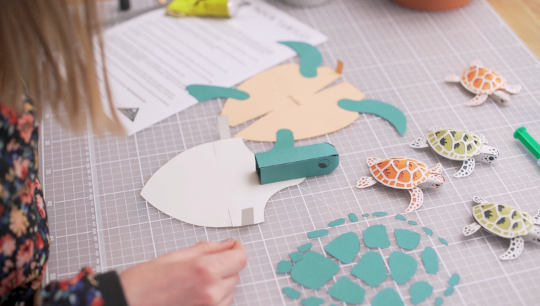 Craft Your Own 'Paper Turtle' with my Free Printable Download - Sam ...